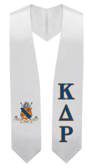 Kappa Delta Rho Super Crest - Shield Graduation Stole