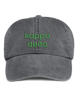 Kappa Delta Stonewashed Cotton Hats