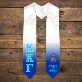 Kappa Kappa Gamma Extra Fancy Greek Class Of 2024 Graduation Stole