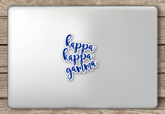 Kappa Kappa Gamma Script Sticker
