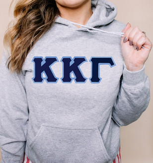 DISCOUNT Kappa Kappa Gamma Lettered Hooded Sweatshirt - Best Value
