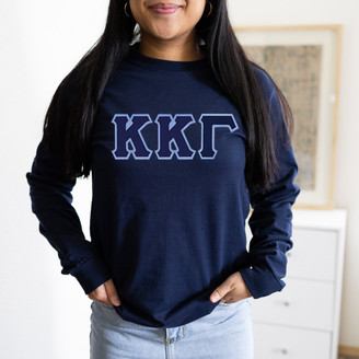 Kappa Kappa Gamma Lettered Long Sleeve Shirt