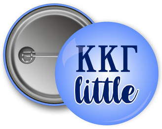 Uptown Greek Kappa Kappa Gamma Little Button 