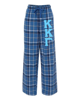 Kappa Kappa Gamma Pajamas -  Flannel Plaid Pant