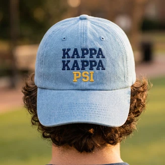 Kappa Kappa Psi Pigment Dyed Baseball Cap