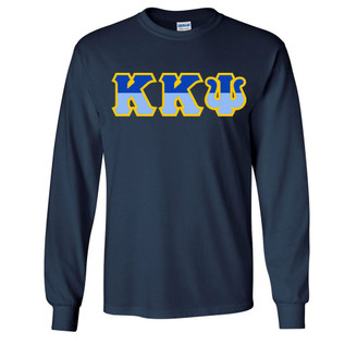 Kappa Kappa Psi Two Tone Greek Lettered Longsleeve Tee