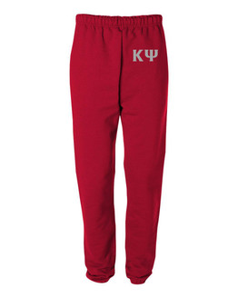 Kappa Psi Greek Lettered Thigh Sweatpants