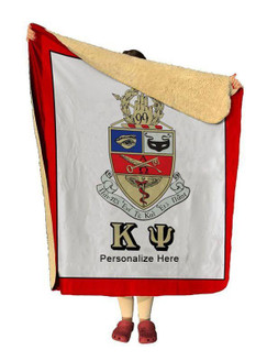  Kappa Psi Sherpa Lap Blanket 