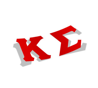 Kappa Sigma Big Greek Letter Window Sticker Decal