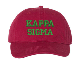  Kappa Sigma Pigment Dyed Baseball Cap 