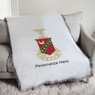  Kappa Sigma Full Color Crest Afghan Blanket Throw 