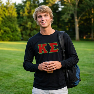 Kappa Sigma Lettered Long Sleeve Shirt