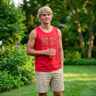 DISCOUNT- Kappa Sigma Lettered Sleeveless Tee