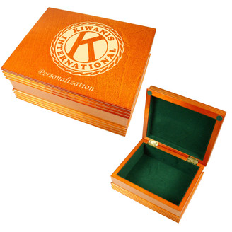 Kiwanis Wooden Keepsake Box