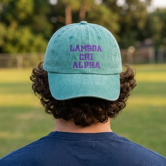 Lambda Chi Alpha Pigment Dyed Baseball Cap