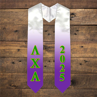  Lambda Chi Alpha Extra Fancy Greek Graduation Stole W Year 