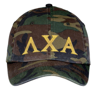  Lambda Chi Alpha Lettered Camouflage Hat 