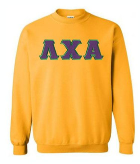 DISCOUNT Lambda Chi Alpha Lettered Crewneck