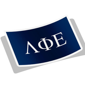  Lambda Phi Epsilon Letter Flag Decal Sticker 