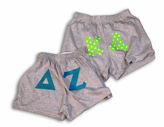  Lettered Sorority Cheering Shorts 