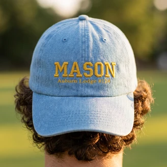 Masonic Pigment Dyed Baseball Cap