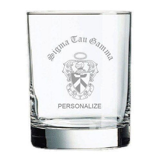 Sigma Tau Gamma Old Style Glass