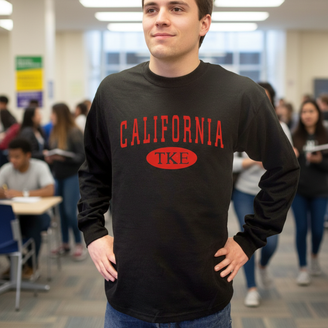 Tau Kappa Epsilon State Long Sleeve Shirts