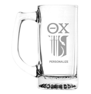  Theta Chi Glass Engraved Mug 