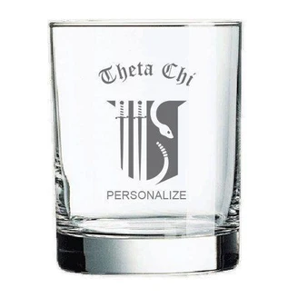 Theta Chi Old Style Glass