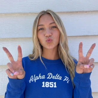 Fraternity & Sorority "Script Jet" Hoodie