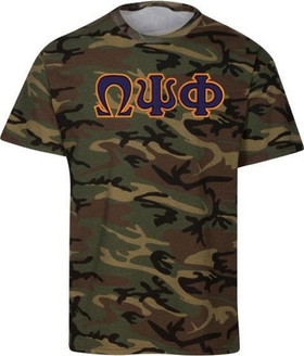  Omega Psi Phi 2 Day Ship Camo Twill Tee 