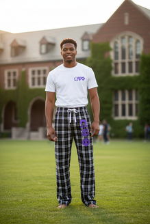 Omega Psi Phi Flannel Plaid Pant - PJ's