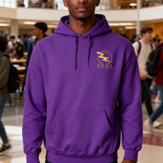 DISCOUNT-Omega Psi Phi Hoody - Omega Phi Psi Bolt