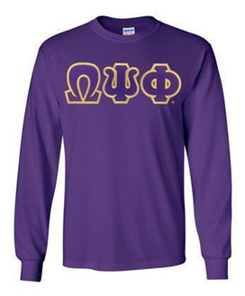 DISCOUNT Omega Psi Phi Lettered Long sleeve