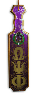 Craftique Omega Psi Phi Paddles Domed 