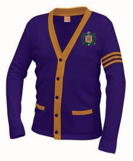 Omega Psi Phi Varsity Cardigan Sweater