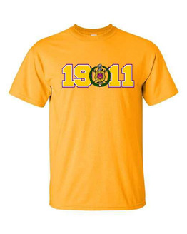  Omega Psi Phi Year Crest Tee 