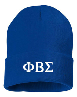  Phi Beta Sigma Greek Letter Knit Cap 