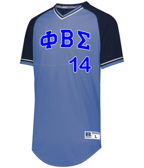 Phi Beta Sigma Classic V-Neck Baseball Jersey