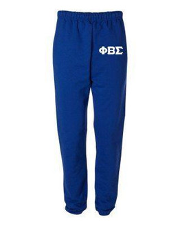  Phi Beta Sigma Greek Lettered Thigh Sweatpants 