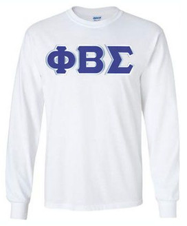 Phi Beta Sigma Lettered Long Sleeve Shirt