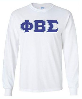 DISCOUNT Phi Beta Sigma Lettered Long sleeve