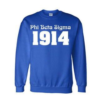  Phi Beta Sigma Logo Crewneck Sweatshirt 
