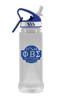 Phi Beta Sigma Water Bottle W/Carabiner Hook
