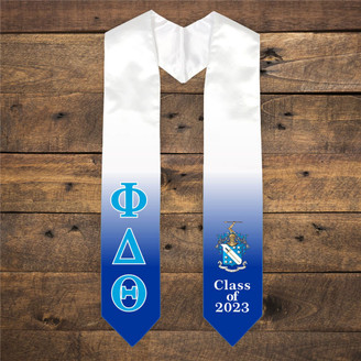 Phi Delta Theta Extra Fancy Greek Class Of 2024 Graduation Stole