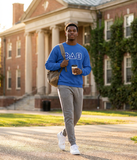 Phi Delta Theta Lettered Crewneck Sweatshirt
