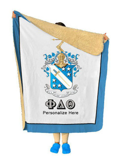  Phi Delta Theta Sherpa Lap Blanket 