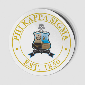 Phi Kappa Sigma Circle Crest - Shield Decal