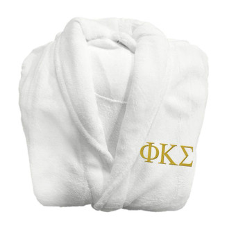  Phi Kappa Sigma Fraternity Lettered Bathrobe 