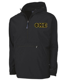  Phi Kappa Sigma Tackle Twill Lettered Pack N Go Pullover 